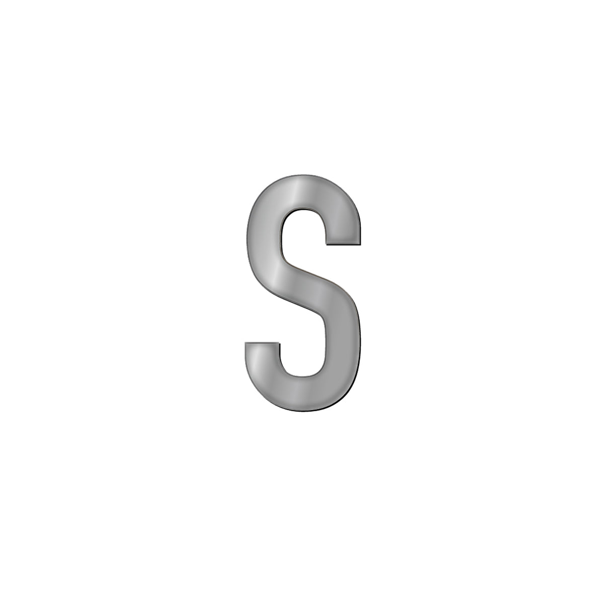 チャーム バンドラージイニシャル シルバー S