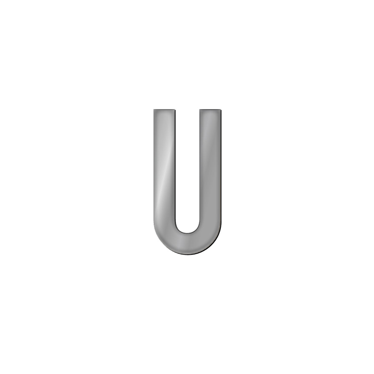チャーム バンドラージイニシャル シルバー U