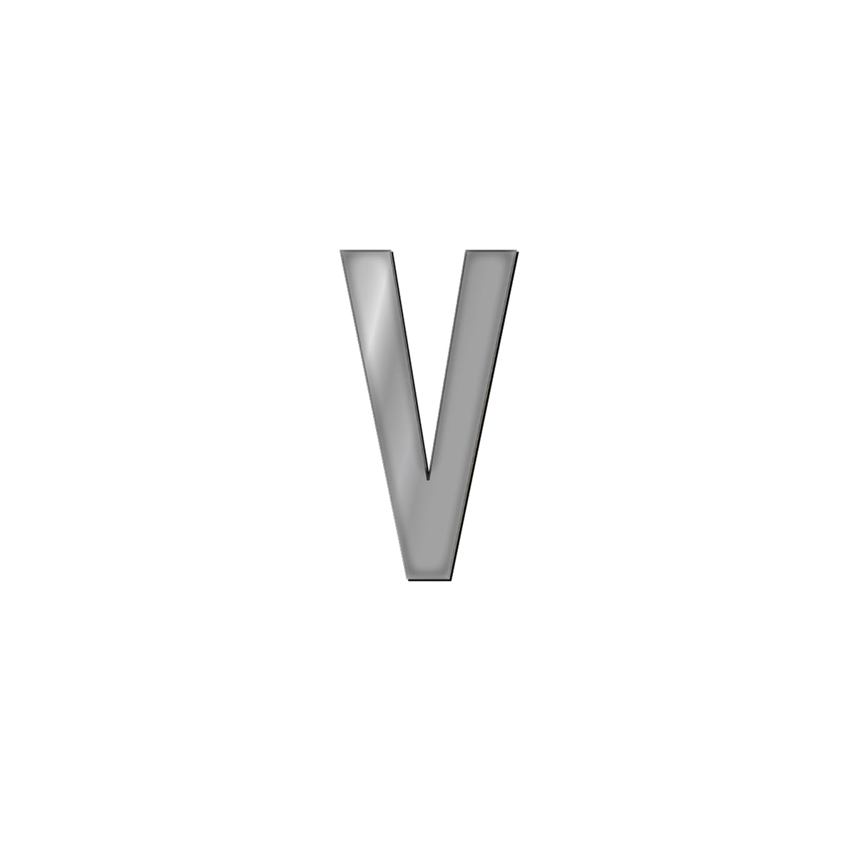チャーム バンドラージイニシャル シルバー V
