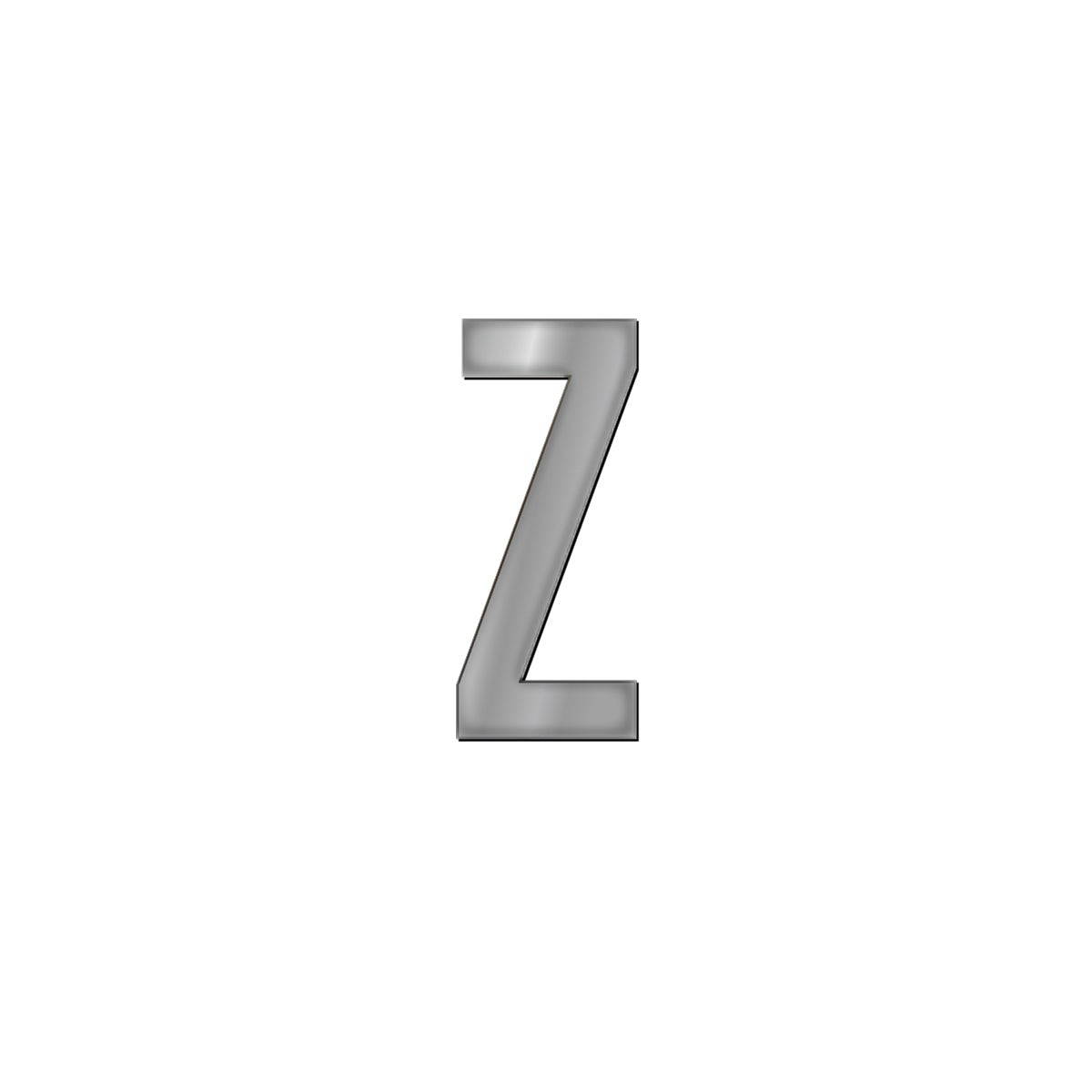 チャーム バンドラージイニシャル シルバー Z