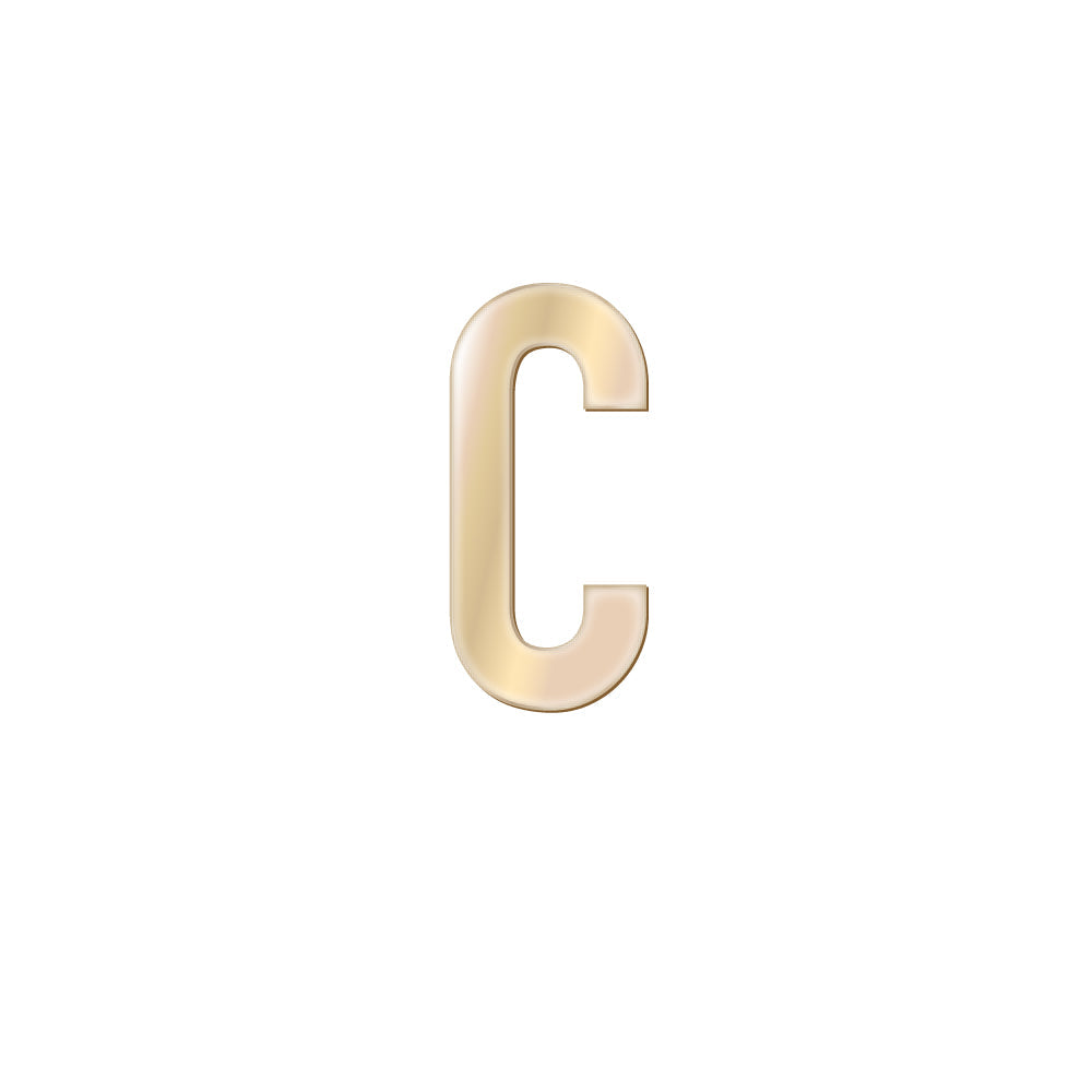 チャーム バンドラージイニシャル ゴールド C