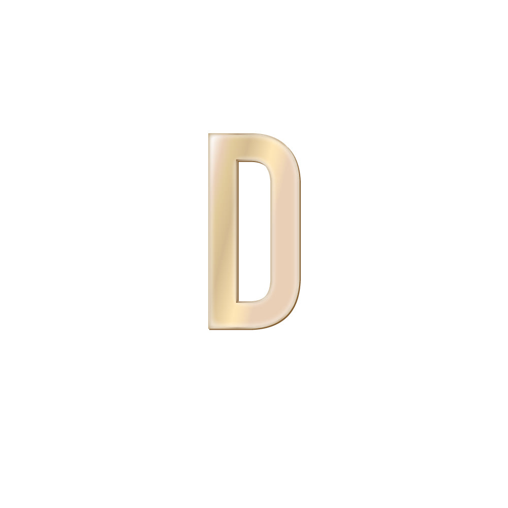 チャーム バンドラージイニシャル ゴールド D