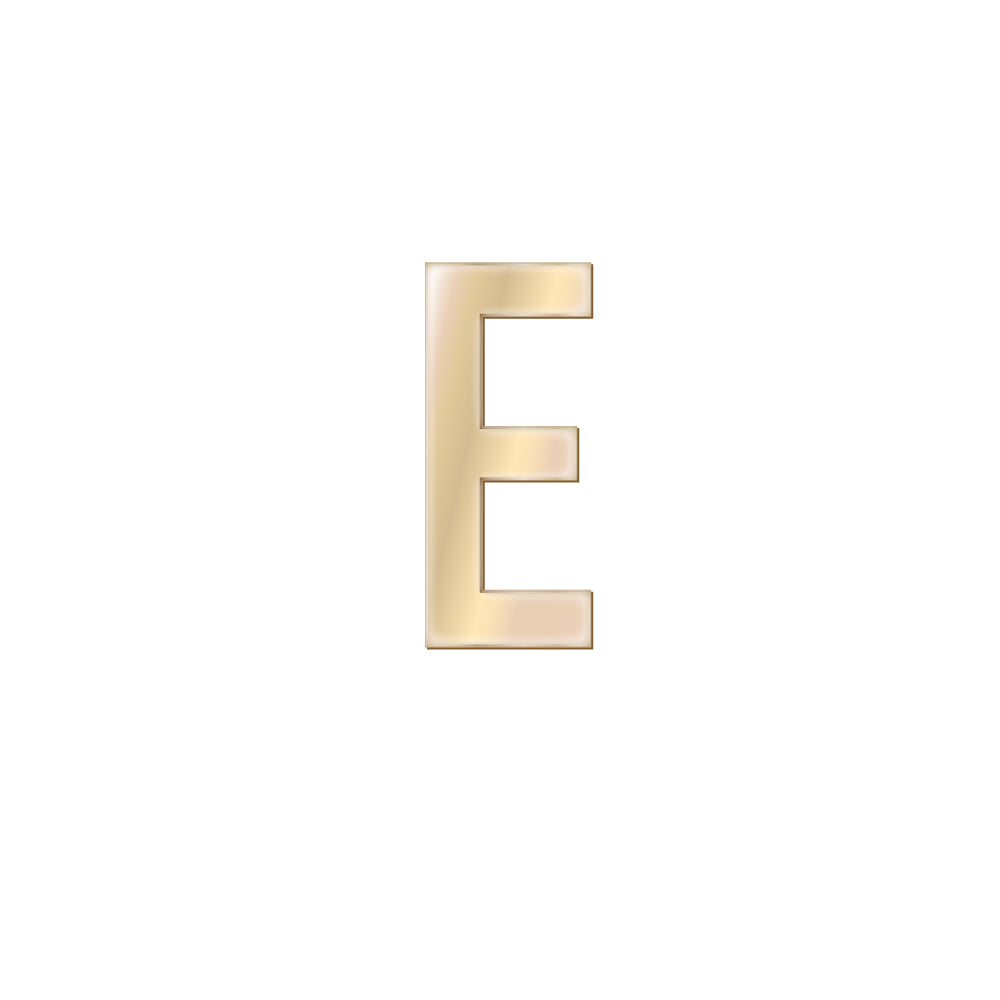 チャーム バンドラージイニシャル ゴールド E