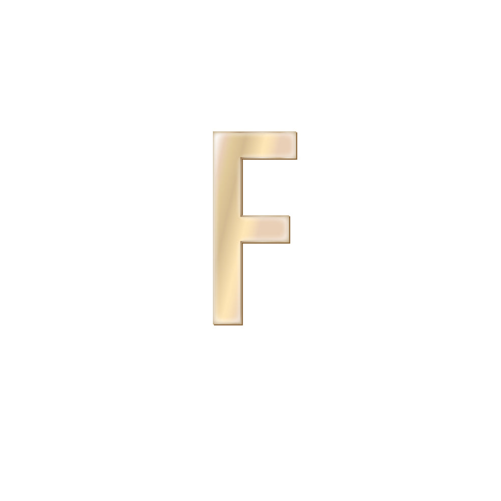 チャーム バンドラージイニシャル ゴールド F