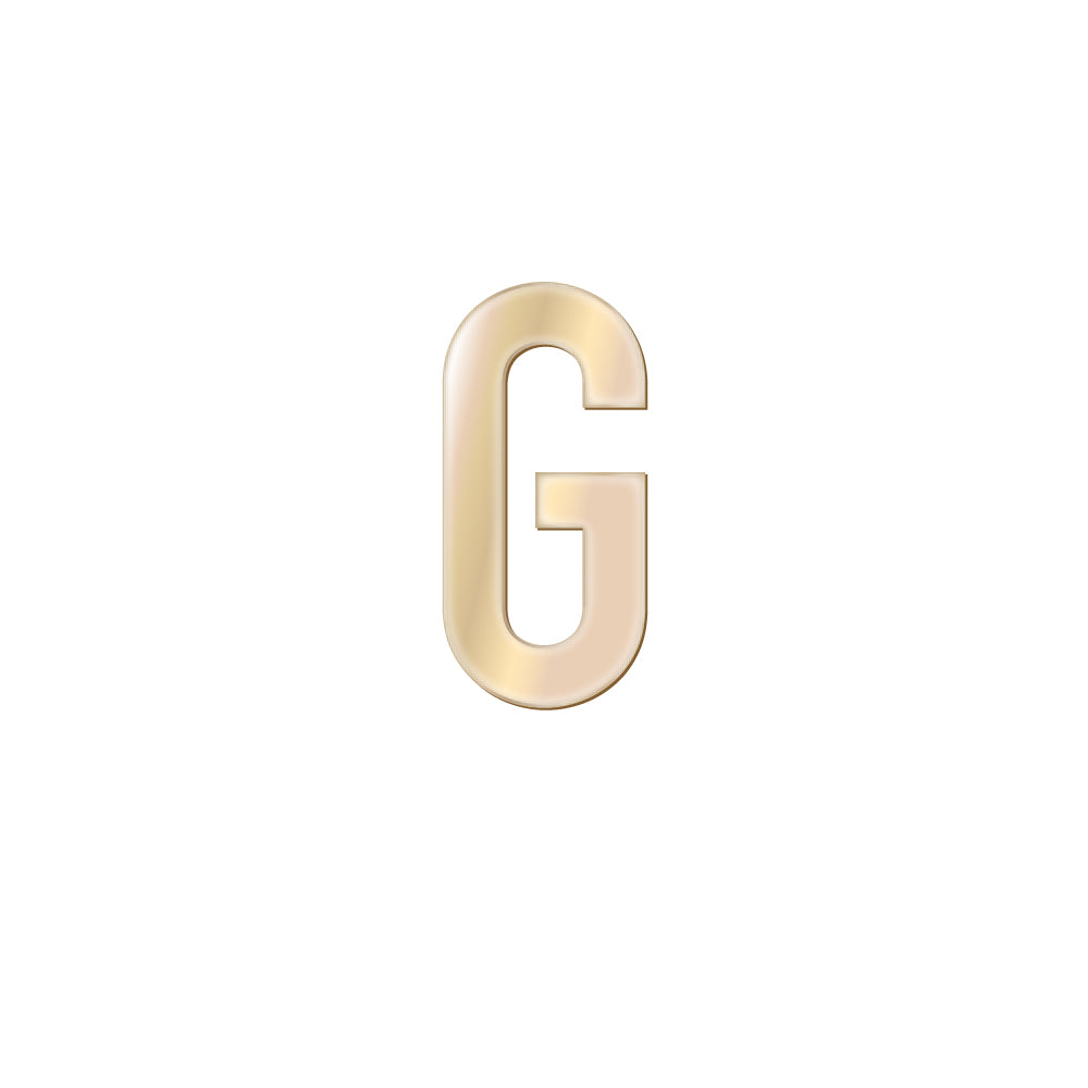 チャーム バンドラージイニシャル ゴールド G
