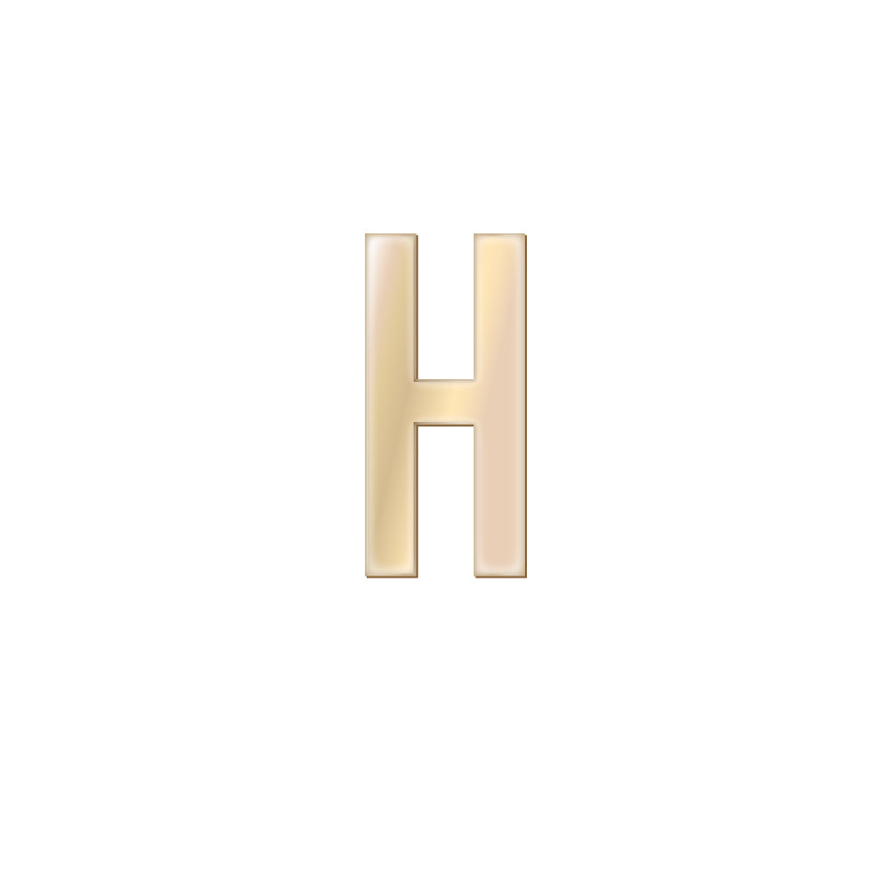 チャーム バンドラージイニシャル ゴールド H