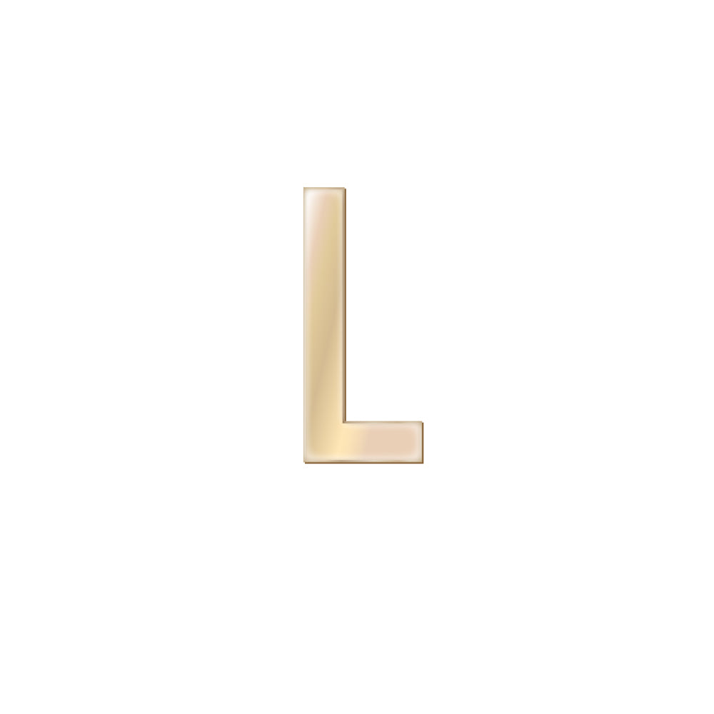 チャーム バンドラージイニシャル ゴールド L
