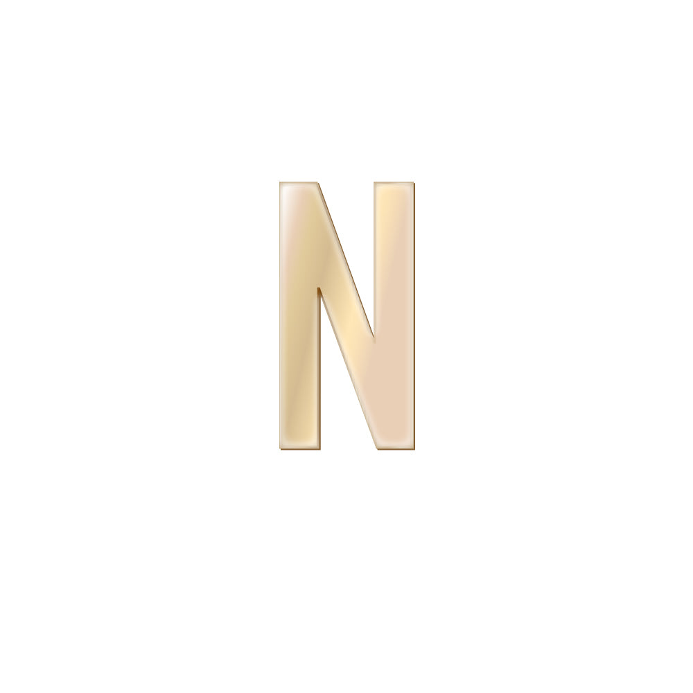 チャーム バンドラージイニシャル ゴールド N
