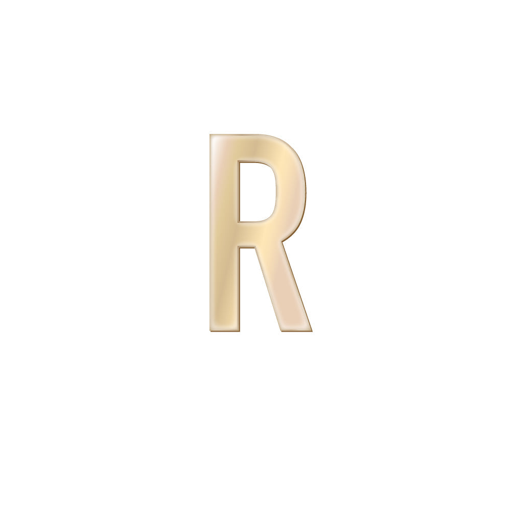 チャーム バンドラージイニシャル ゴールド R