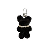チャーム カスタム ミニベアーモールドールチャーム ブラック/シルバー