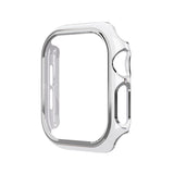 42mm フレームラインアップルウォッチカバー ホワイト/シルバー