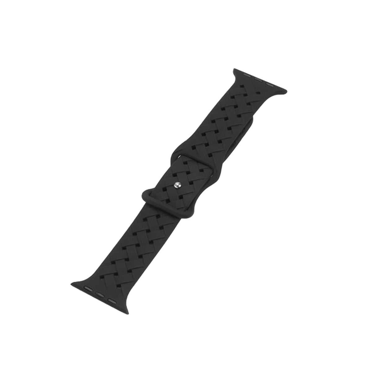 42mm/44mm/45mm/46mm/49mm メッシュシリコンアップルウォッチバンド ブラック