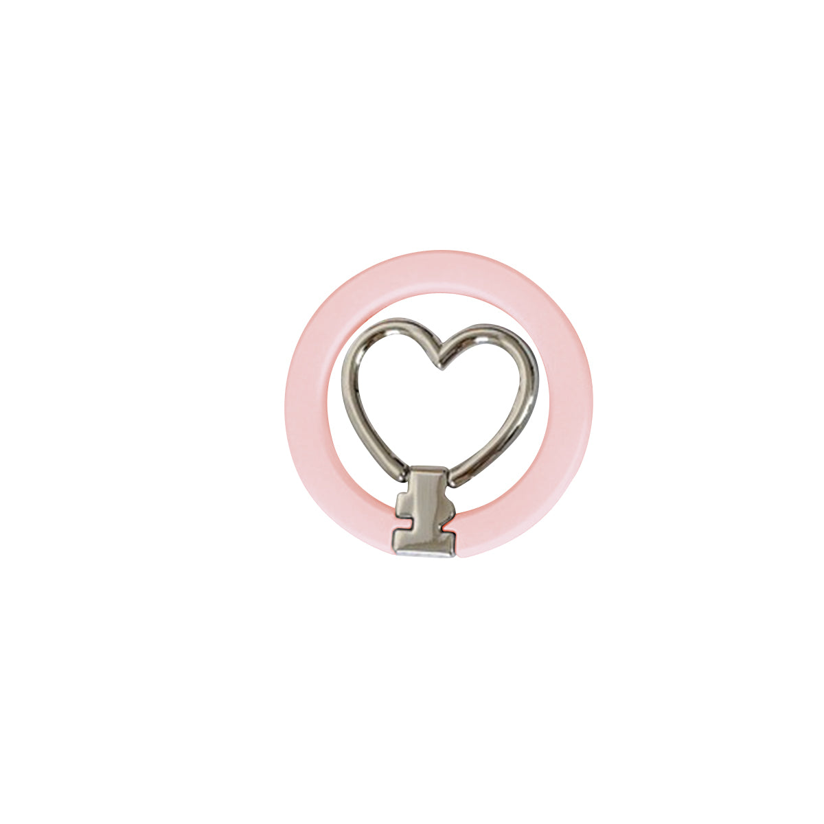 Free MagSafeアクセサリー マグセーフ ハートマグセーフスマホリングスタンド ピンク