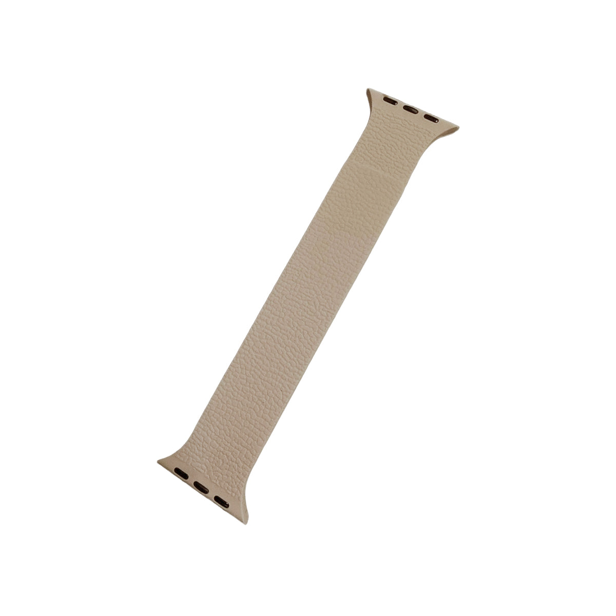 42mm/44mm/45mm/46mm/49mm ペブルグレインシリコンマグネットアップルウォッチバンド ブラウン