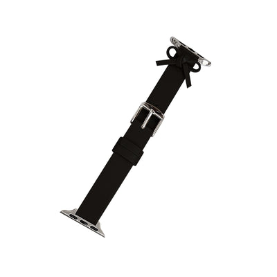 AppleWatchアクセサリー レザーリボンアップルウォッチバンド