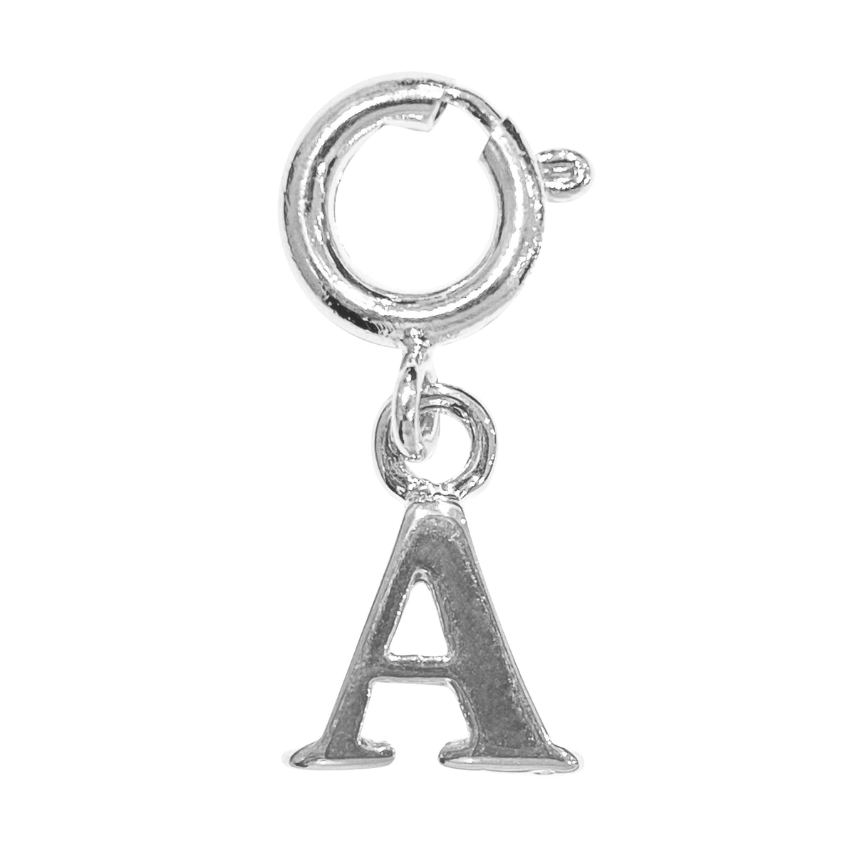 アルファベットAチャーム シルバー 楽天市場】アルファベット イニシャル チャーム A〜M 約15mm
