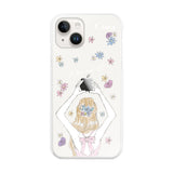 iPhone14 ハイブリッド クリアケース バックショット ピンク