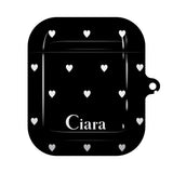 Airpodsケース ハード スウィートハート ブラック