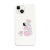 iPhone14 ハイブリッド クリアケース ピンクバニー クリア