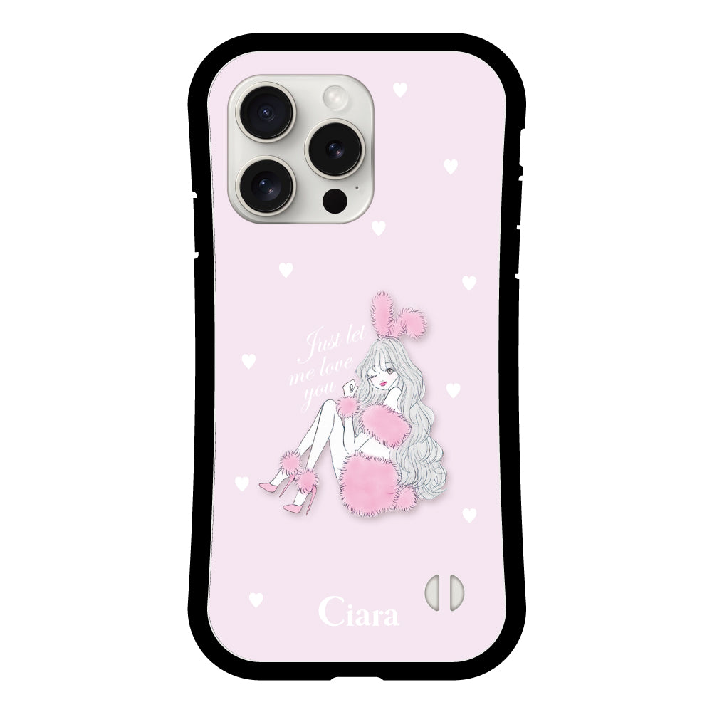 iPhoneケース】 グリップ PINK BUNNY(ピンクバニー) | スマホケース