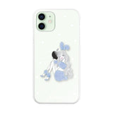 iPhone12mini ハイブリッド クリアケース ブルーバニー クリア