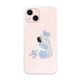 iPhone13 ハイブリッド クリアケース ブルーバニー クリア