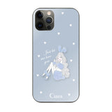 iPhoneX/XS ガラス 強化ガラスケース ブルーバニー ブルー