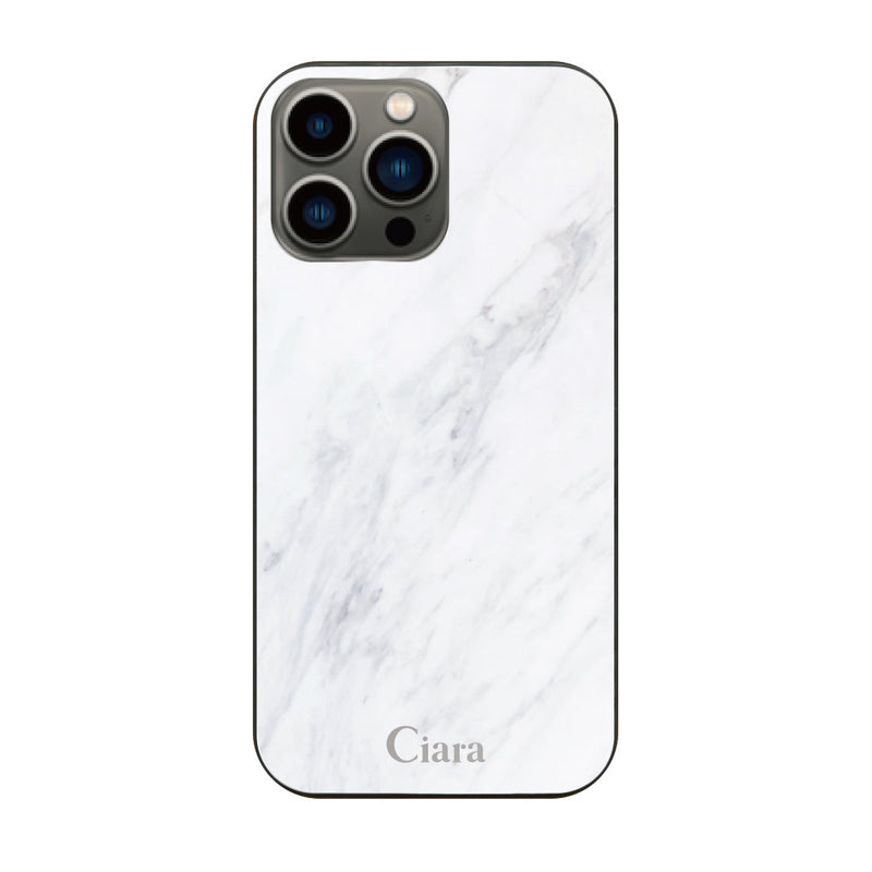 iPhoneケース ガラス 強化ガラスケース マーブル
