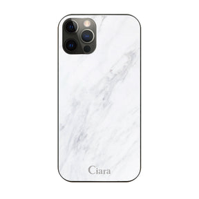 iPhoneX/XS ガラス 強化ガラスケース マーブル ホワイト