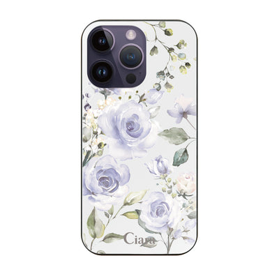 iPhoneケース ガラス 強化ガラスケース スプリンクルフラワー