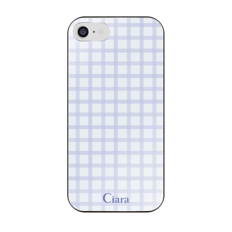 iPhoneケース ガラス 強化ガラスケース ブロックチェック