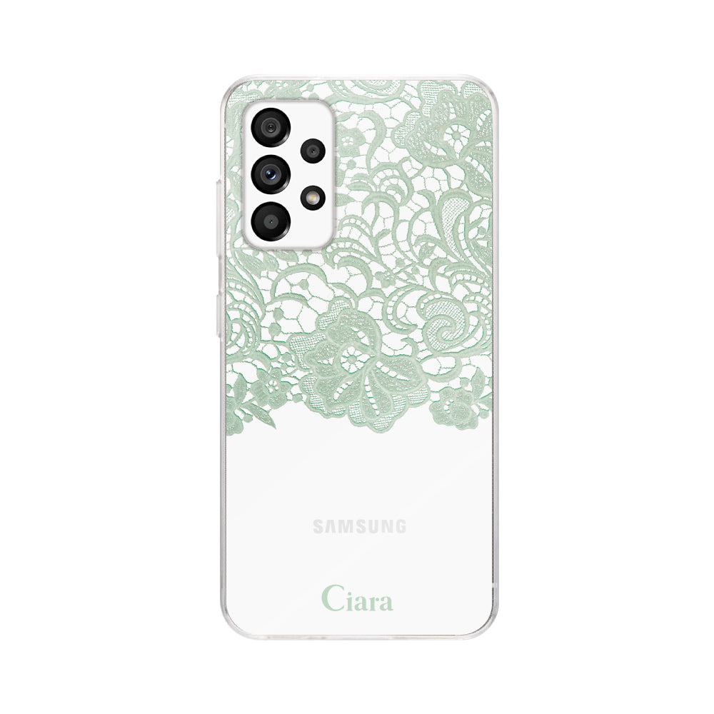 GalaxyA53ケース】 クリア FABRIC COLOR LACE(ファブリックカラーレース) | iPhone  スマホケース/アクセサリーCiara(シアラ)