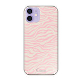 iPhone12/12Pro ガラス 強化ガラスケース タイガー ピンク