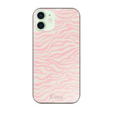 iPhone12mini ガラス 強化ガラスケース タイガー ピンク