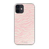 iPhoneXR ガラス 強化ガラスケース タイガー ピンク
