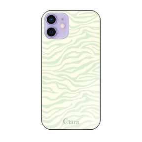 iPhone12/12Pro ガラス 強化ガラスケース タイガー グリーン