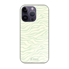 iPhone14ProMax ガラス 強化ガラスケース タイガー グリーン