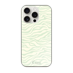 iPhone15ProMax ガラス 強化ガラスケース タイガー グリーン