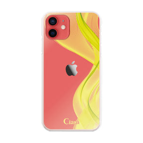 iPhoneケース ハイブリッド クリアケース シアーリボン