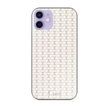 iPhone12/12Pro ガラス 強化ガラスケース シアラマカダムパターン ベージュ