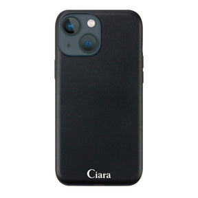 iPhone13miniケース サスティナブルケース ロゴ ブラック