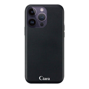 iPhone14ProMaxケース サスティナブルケース ロゴ ブラック