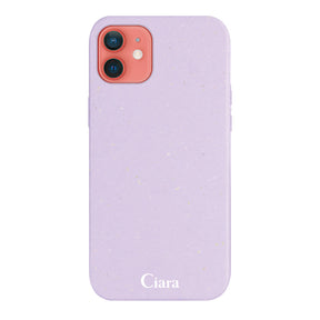 iPhone11ケース サスティナブルケース ロゴ パープル