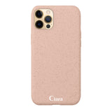iPhone11Proケース サスティナブルケース ロゴ サンドピンク