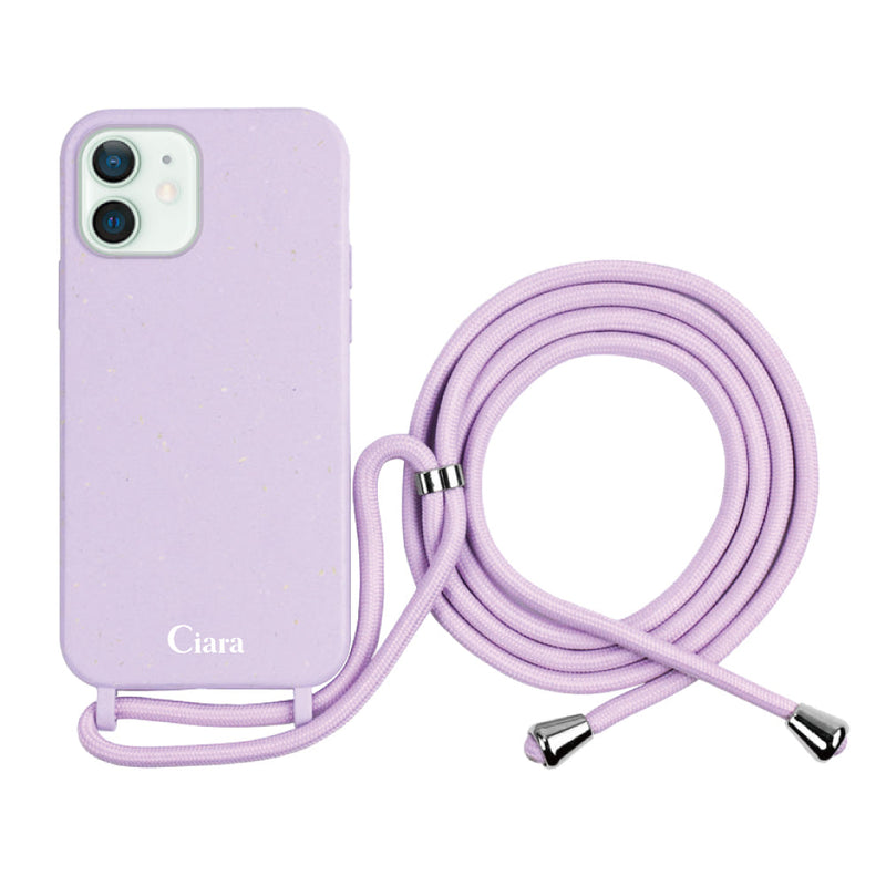 iPhoneケース  サスティナブルストラップケース ロゴ