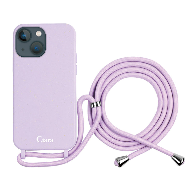 iPhoneケース  サスティナブルストラップケース ロゴ