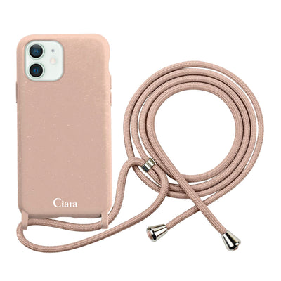 iPhoneケース  サスティナブルストラップケース ロゴ