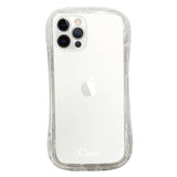 iPhone11Pro TPUグリップ クリアケース ロゴ ホワイト
