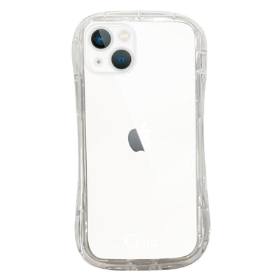 iPhoneケース TPUグリップ クリアケース ロゴ