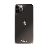 iPhoneX/XS ハイブリッド クリアケース ロゴ クリア